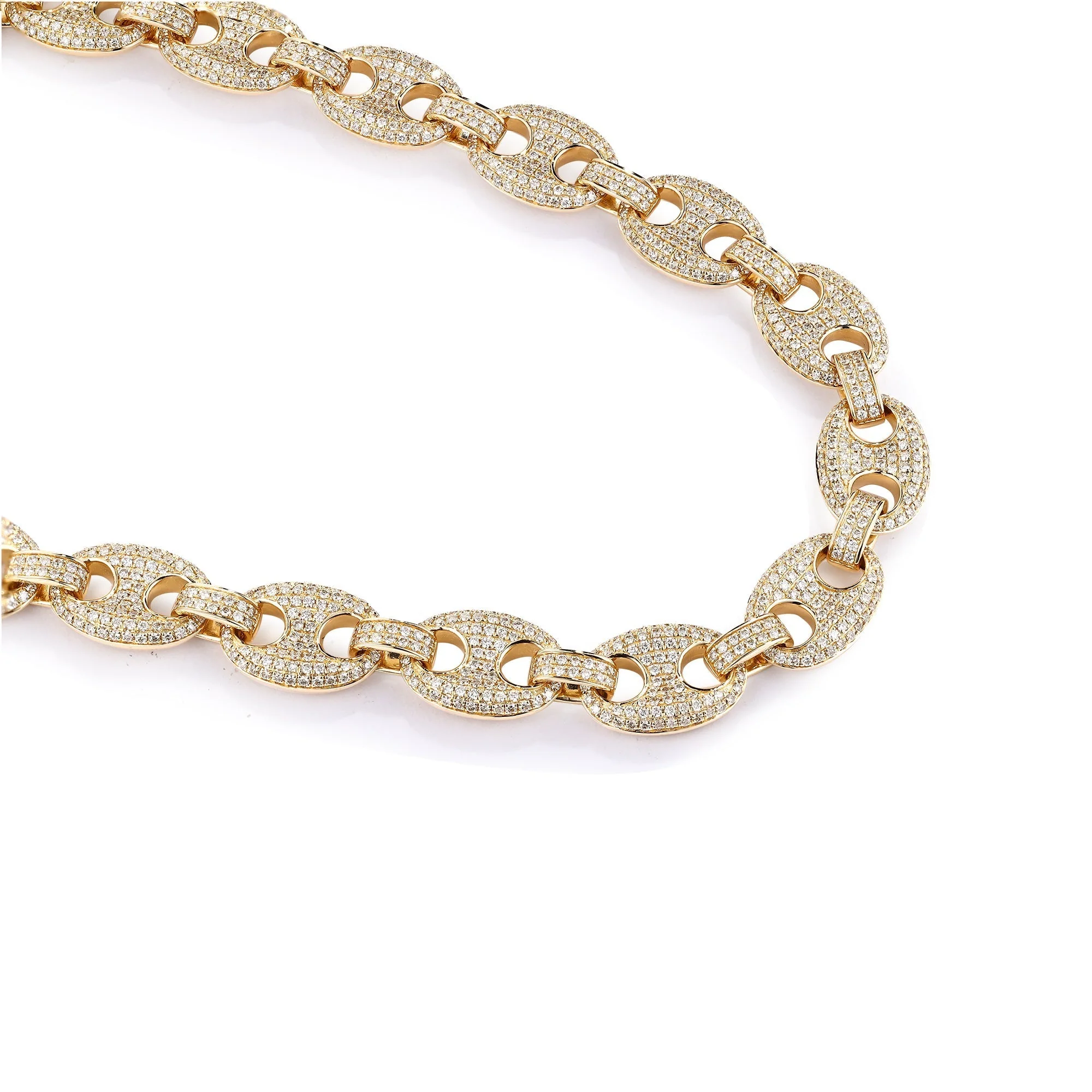 10mm Iced Out Gucci Link Bracelet - Image 2