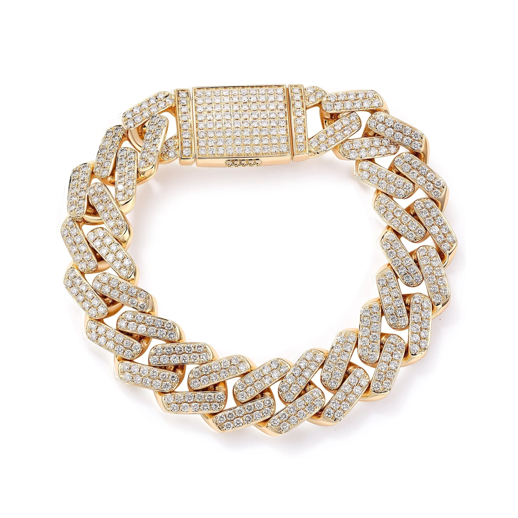 15mm Curbed Cuban Bracelet