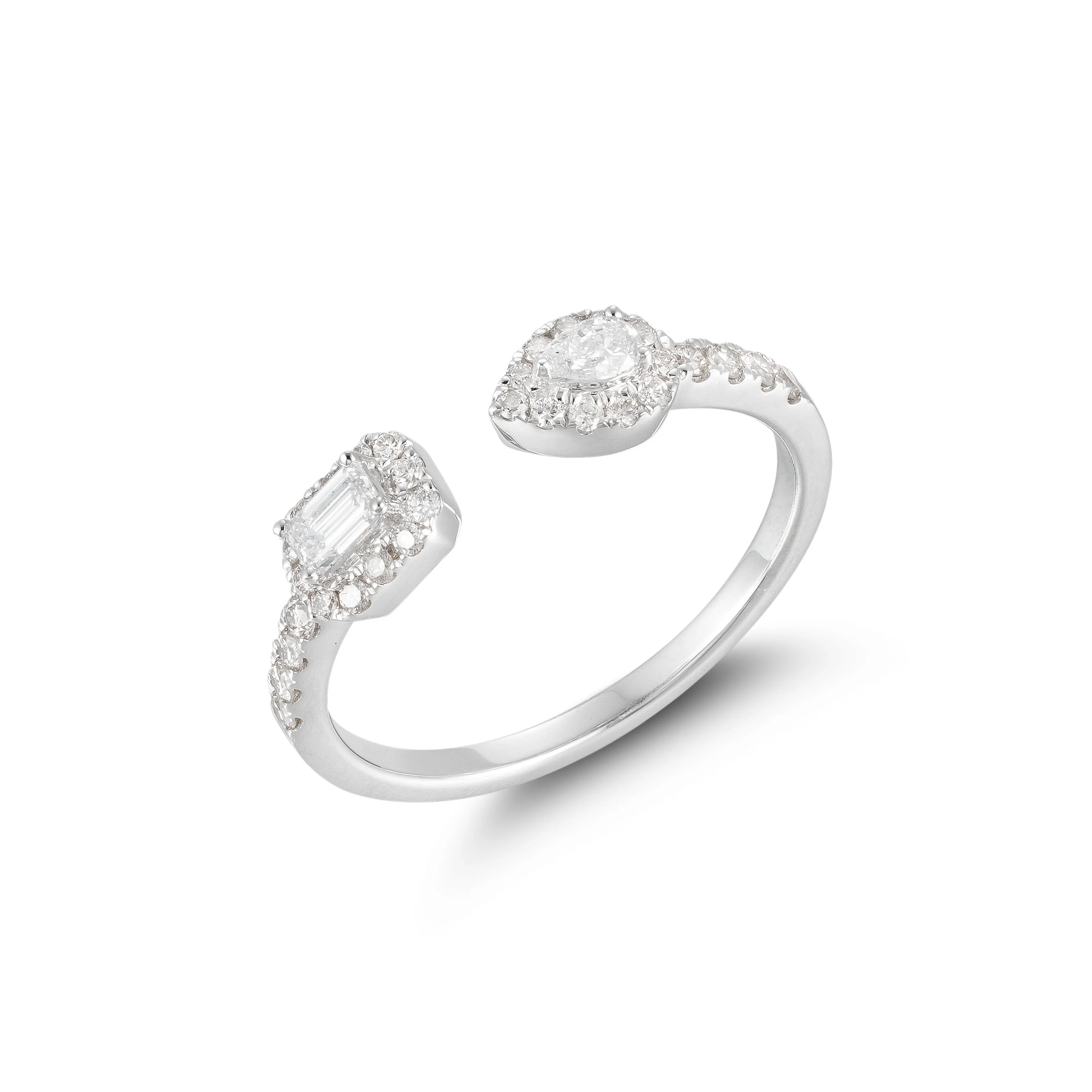 Fancy Tailed Diamond Ring - Image 2